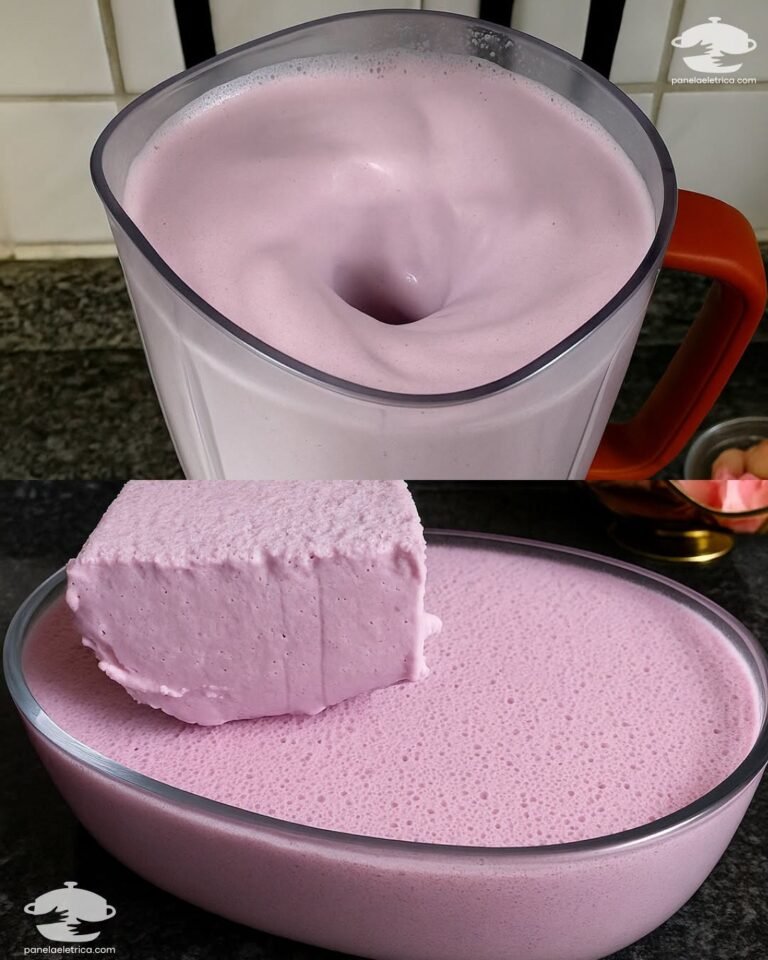 Doce donzela, é só bater no liquidificador e tá pronto