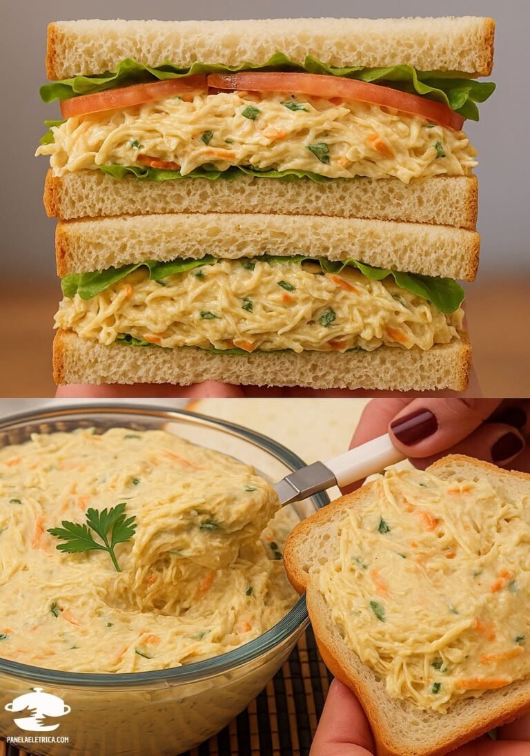 Patê de frango cremoso para lanche natural ou acompanhar torradas