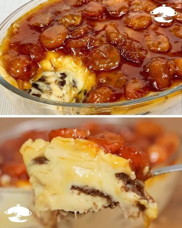 Torta de banana na travessa com toque de castanha uma sobremesa surpreendente para o fim de semana