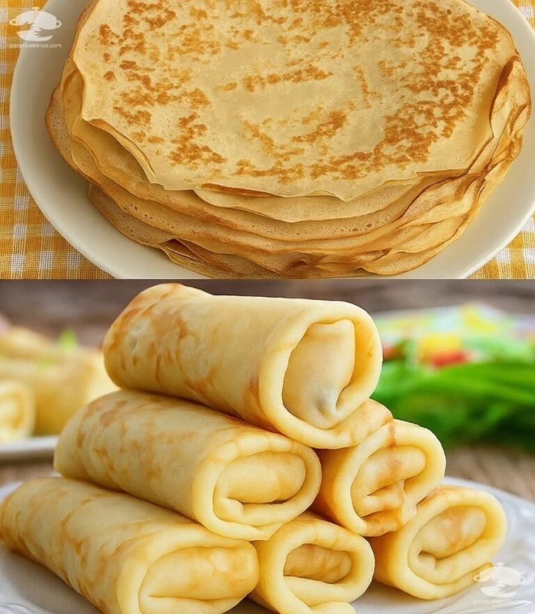 Massa de panqueca especial sem leite que você vai adorar preparar no seu jantar